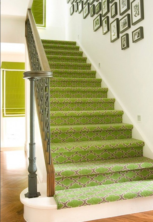 Cầu thang đẹp với thảm trải - Archi