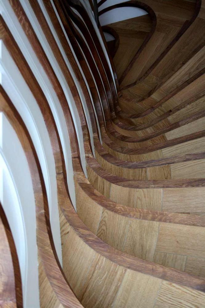 Độc đáo với cầu thang lượn sóng - Archi