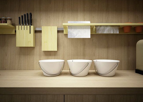 Tủ kệ cách điệu cho bếp xinh | ảnh 5