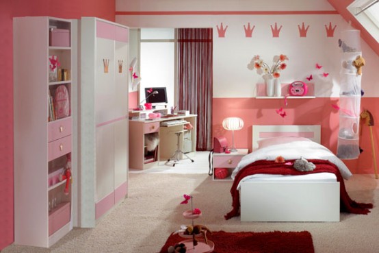 Gam hồng cực dễ thương cho phòng ngủ các teen girl