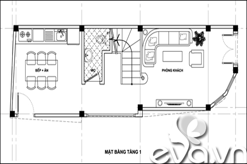 Tư vấn kiến trúc nhà diện tích 38m2 trên đất méo | ảnh 2