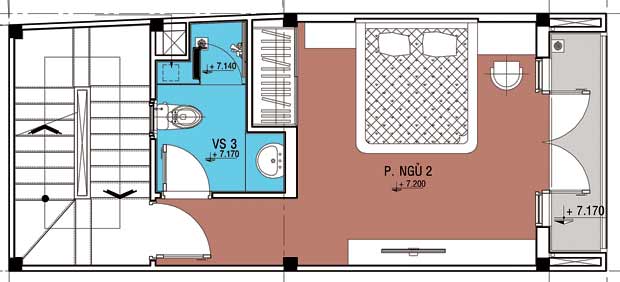 Thiết kế ngôi nhà nhỏ gọn, xinh xắn DT 4 x 8,5m | ảnh 3