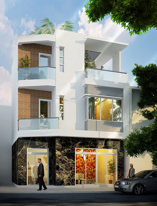 Những mẫu nhà phố hiện đại - Archi