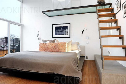 Ý tưởng thêm gác lửng cho tầng áp mái - Archi