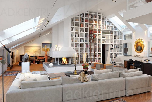 Ý tưởng thêm gác lửng cho tầng áp mái - Archi