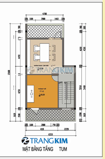 Tư vấn kiến trúc nhà phố mặt tiền 6,5m - Archi