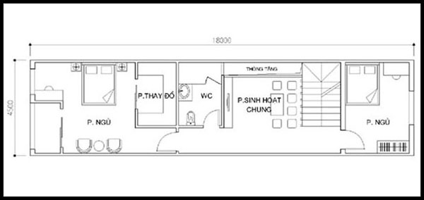 Thiết kế xây nhà mặt phố diện tích 81m2 | ảnh 7