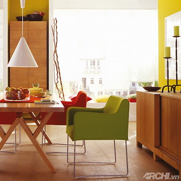 Màu sắc ấm áp cho nhà mùa lạnh - Archi