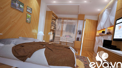 Thiết kế nhà liền kề 60m2 hiện đại, ấm cúng - 15
