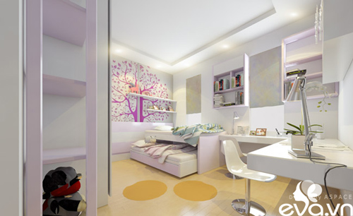 Thiết kế nhà liền kề 60m2 hiện đại, ấm cúng - 17