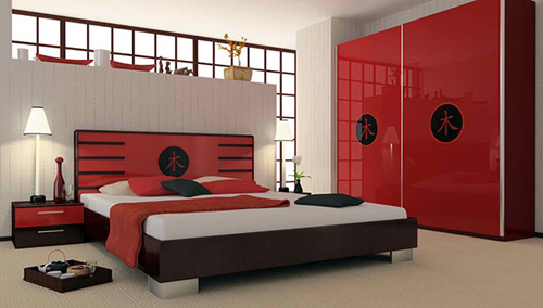 Phòng ngủ sang trọng với phong cách Nhật Bản 7