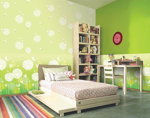 Cân nhắc sử dụng giữa sơn và giấy dán tường - Archi
