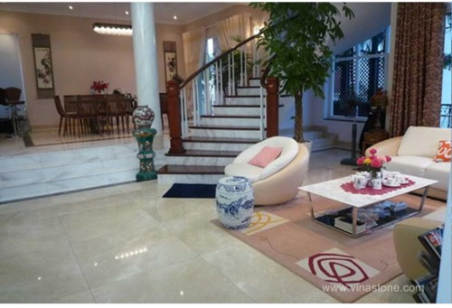 Lựa chọn đá tự nhiên cho sàn phòng khách - Archi