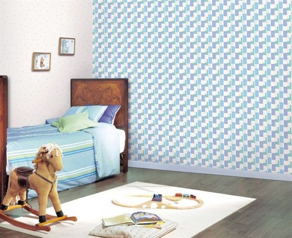 Những mẫu giấy dán tường dễ thương cho phòng bé - Archi