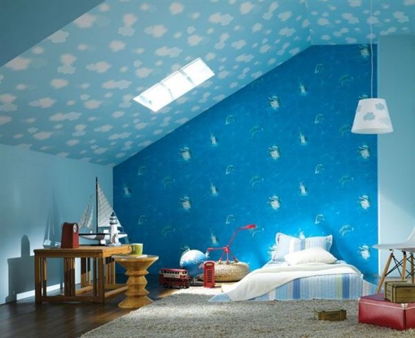 Những mẫu giấy dán tường dễ thương cho phòng bé - Archi
